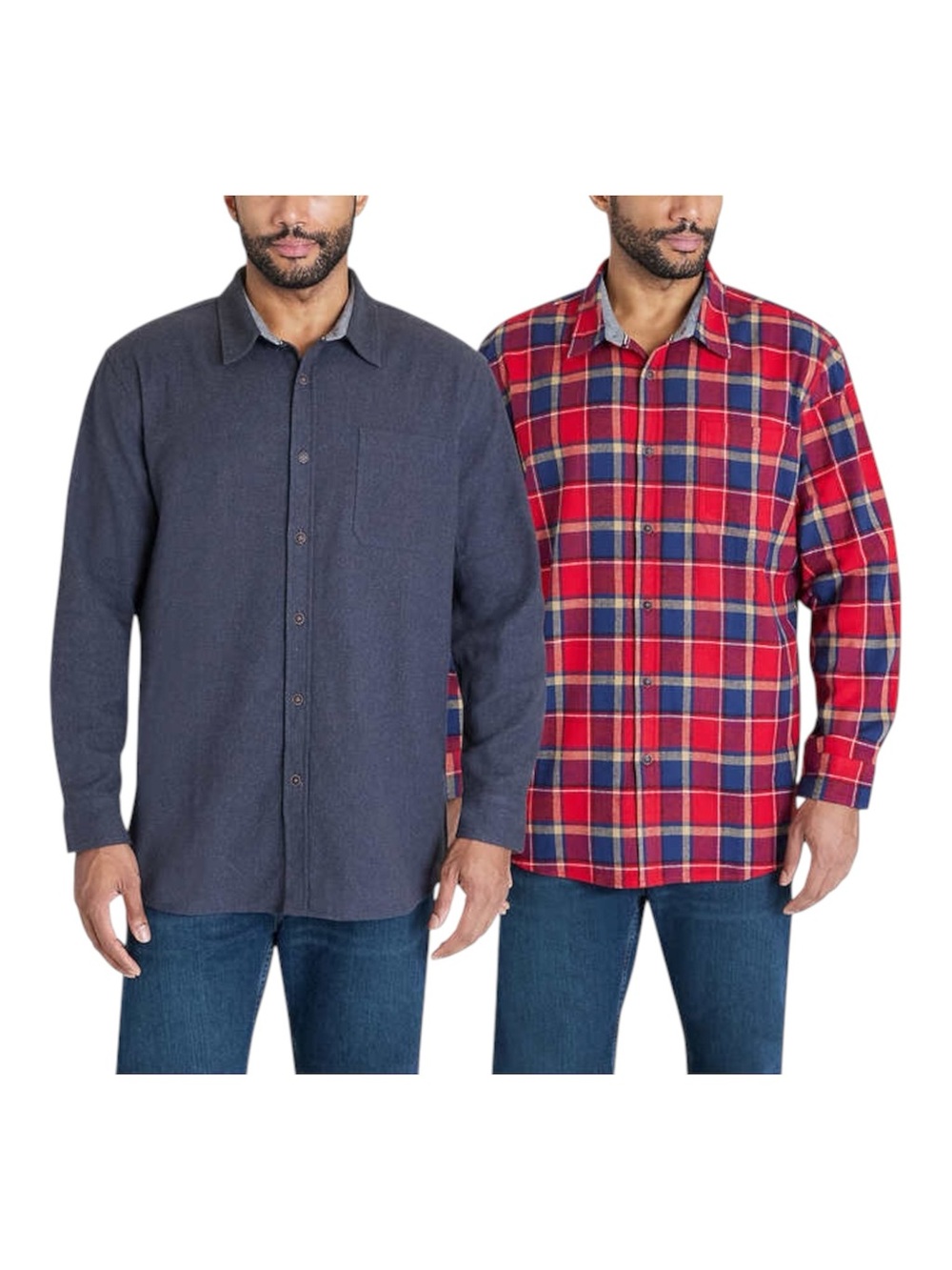 Lee Men's Flannel Shirt 2-pack